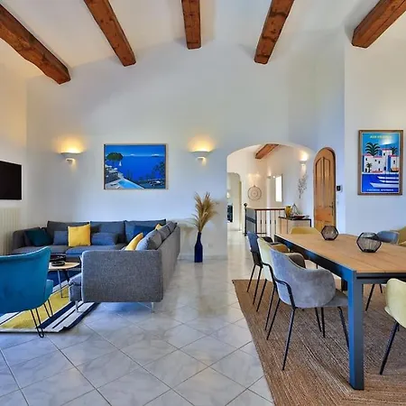 Villa Solimare Vue Mer Exceptionnelle 15 Personnes 6 Piscine A Debordement *